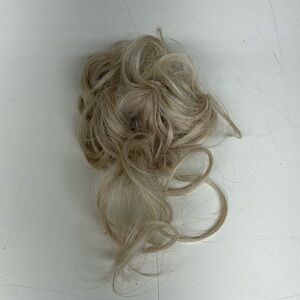 Faux dirty blonde ponytail